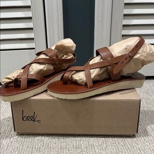 Beek Wigeon Leather Toe Ring Sandal